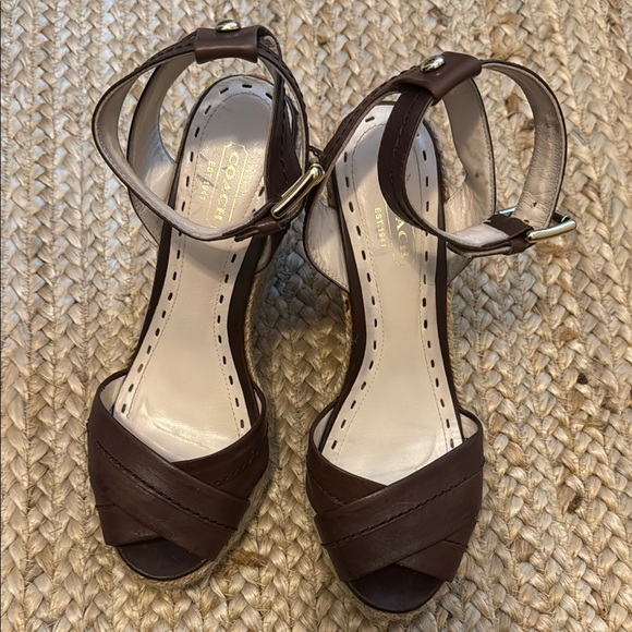 Coach Veronica Leather Espadrilles - Picture 2 of 8